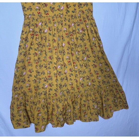 NWT Matilda Jane Fantasy Fancy Yellow Floral Dress Size Small - Picture 6 of 12